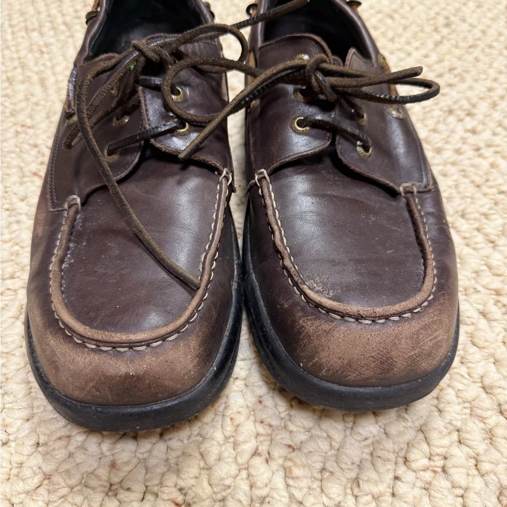 Aetrex Men's Dark Brown Boat Shoes